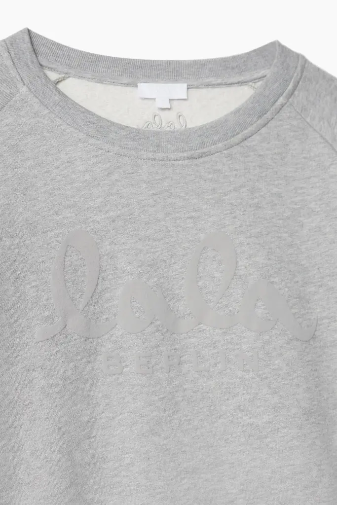 Lala Berlin Sweatshirt Ijora cotton heather grey Großer Ausverkauf