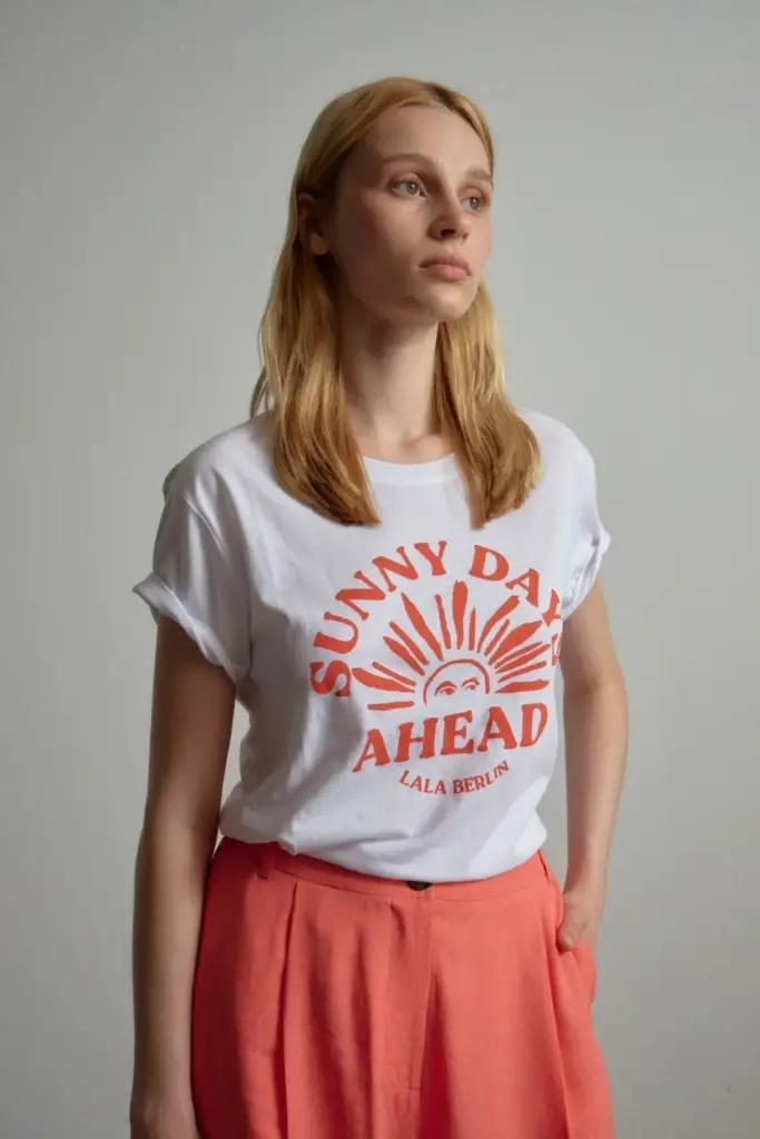 Lala Berlin T-Shirt Cara cotton sunny days Flash Sale