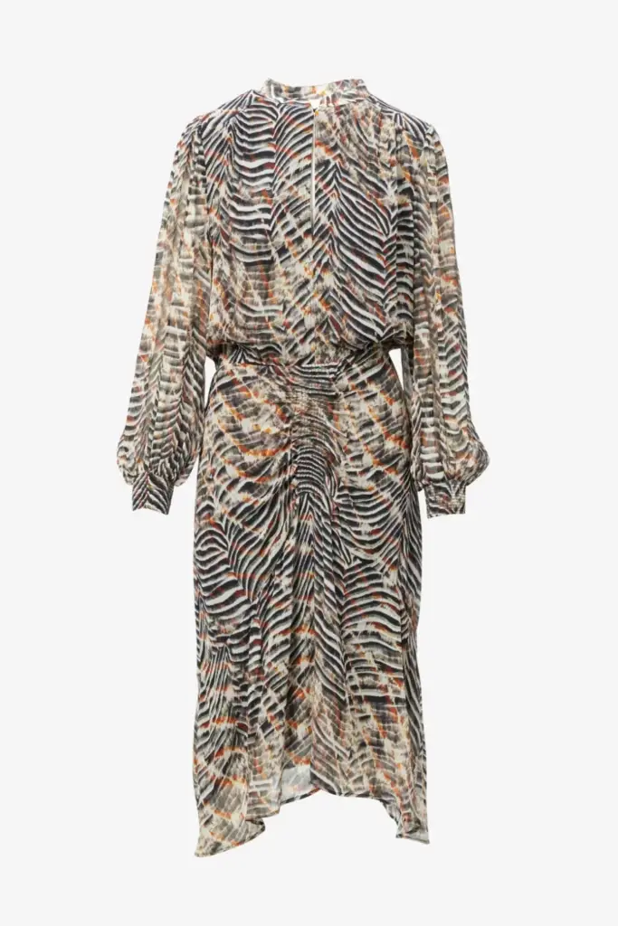 Lala Berlin Dress Delio viscose zebra shibori Exklusivangebot
