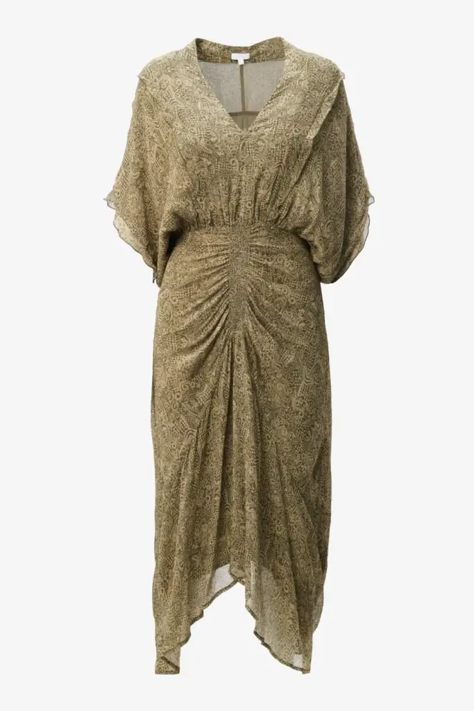 Lala Berlin Dress Dilyana viscose maze garden Osterangebot