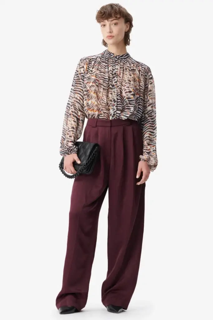 Lala Berlin Blouse Baylin viscose zebra shibori Vatertagsangebot