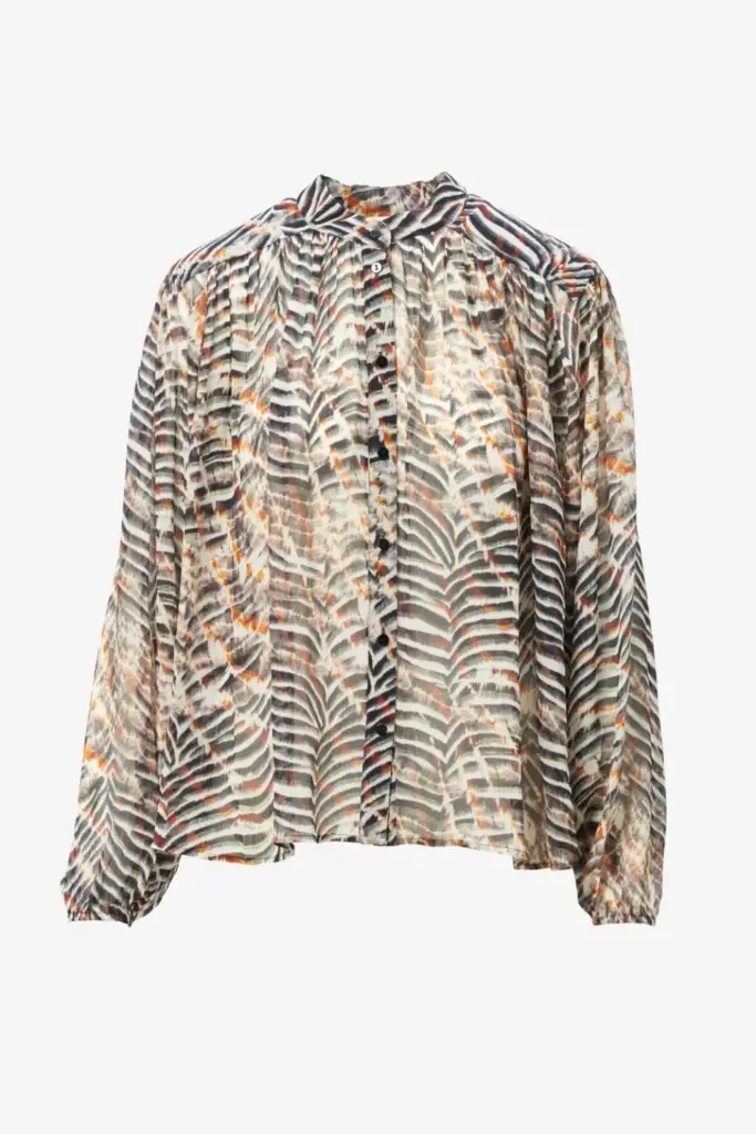 Lala Berlin Blouse Baylin viscose zebra shibori Vatertagsangebot