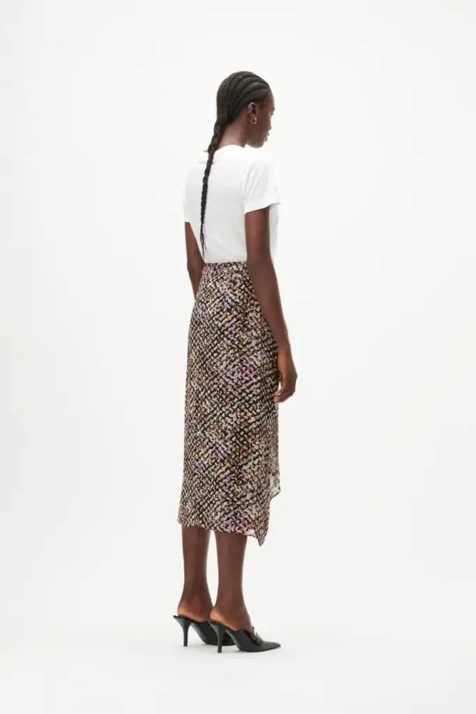 Lala Berlin Skirt Sidney viscose floral heritage Jubiläumsangebot