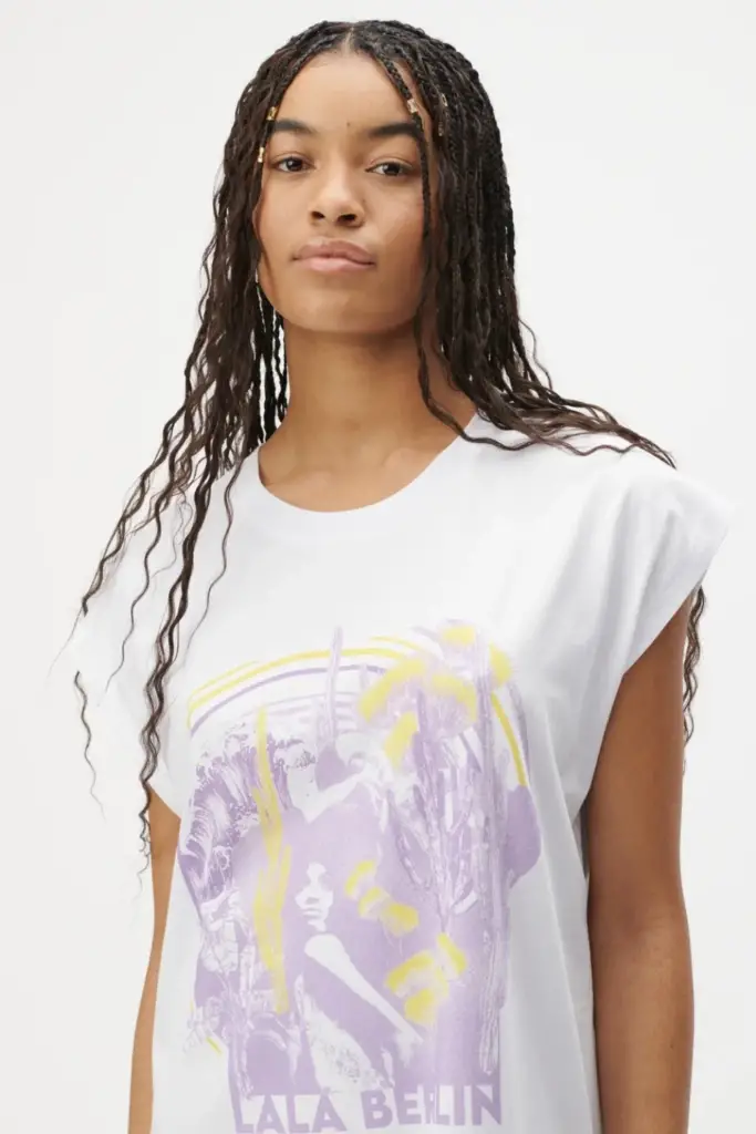 Lala Berlin T-Shirt Liva cotton lala savanna Top Angebot