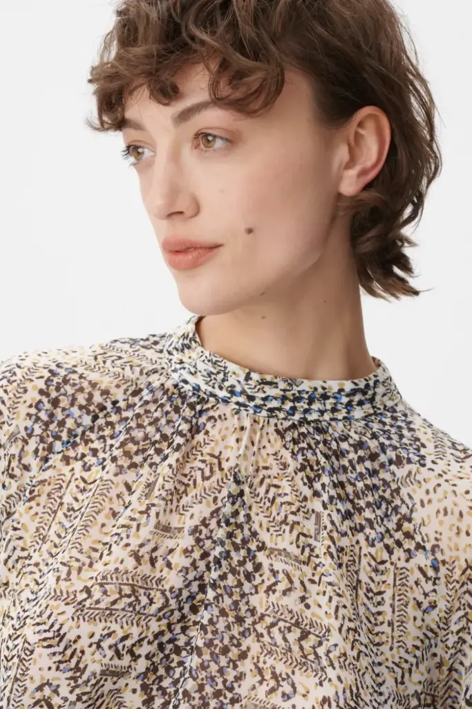 Lala Berlin Top Talvi viscose heritage star vanilla Online Outlet