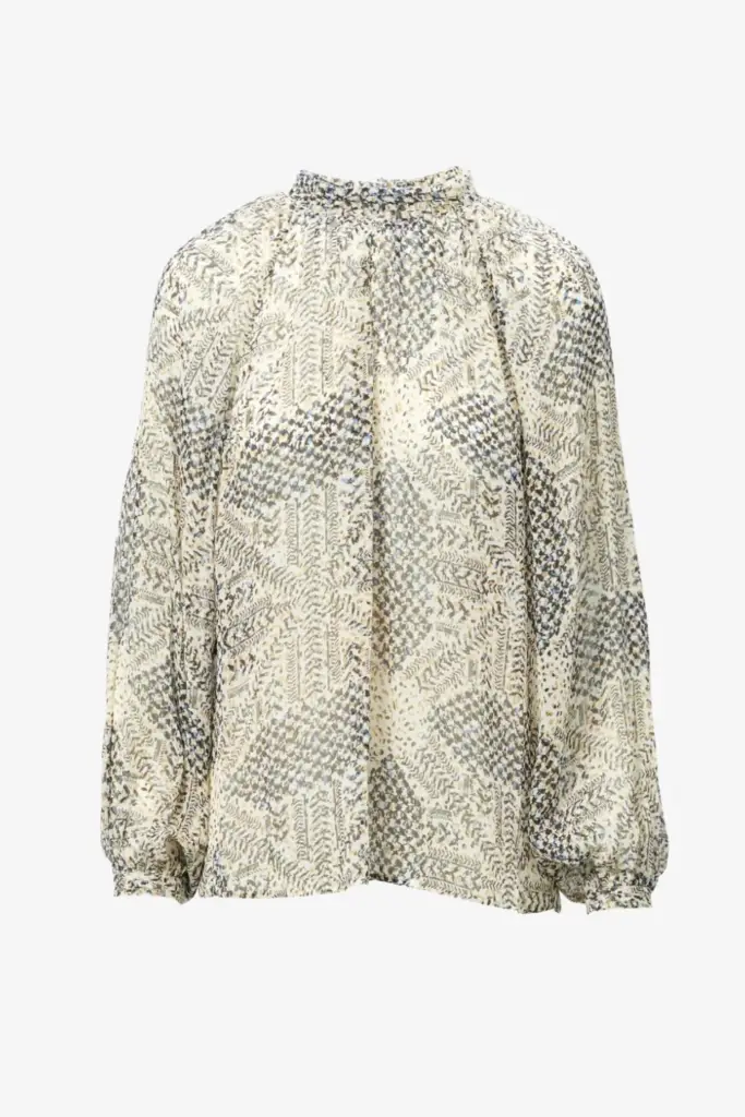 Lala Berlin Top Talvi viscose heritage star vanilla Online Outlet