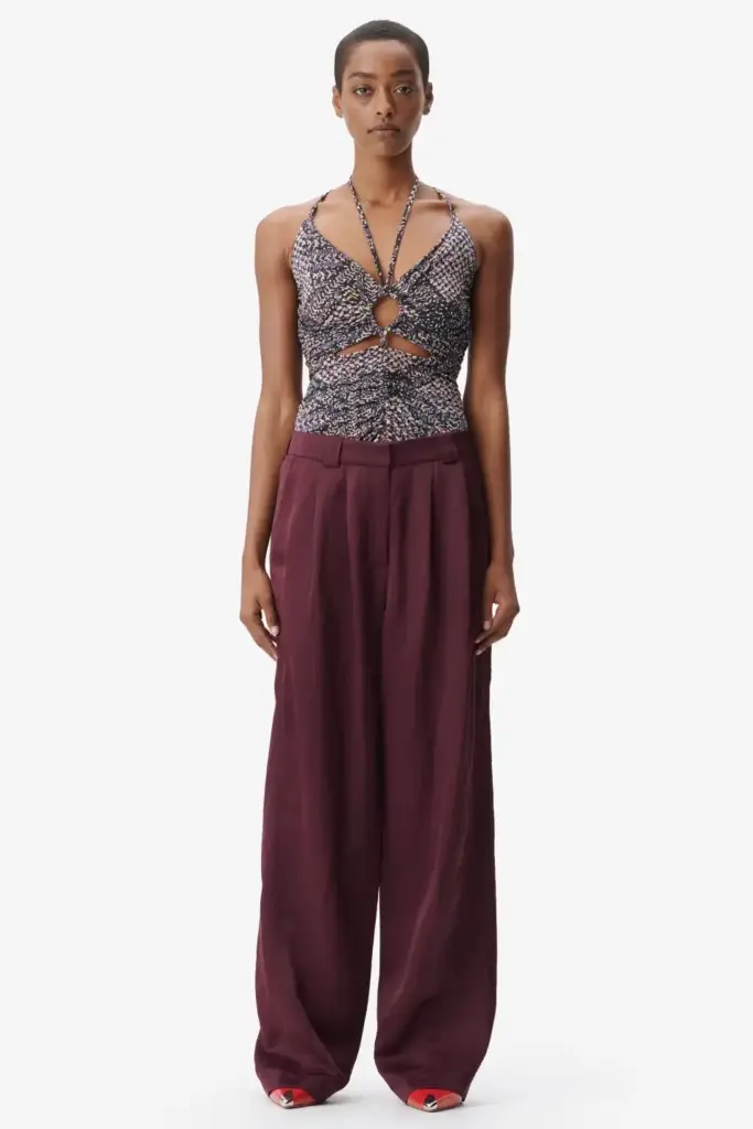Lala Berlin Pants Pevella viscose/linen blend fudge Neuheiten