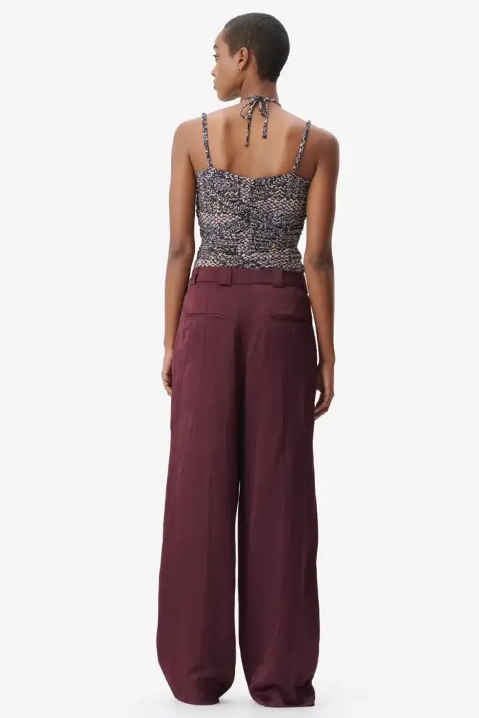 Lala Berlin Pants Pevella viscose/linen blend fudge Neuheiten