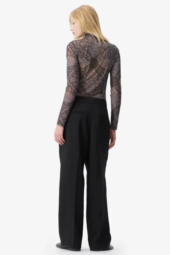 Lala Berlin Longsleeve Carolyn polyester mix heritage star black Bestseller
