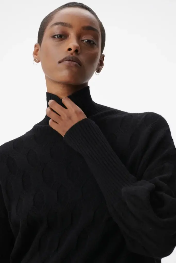 Lala Berlin Jumper Kaito wool mix black Tägliche Deals