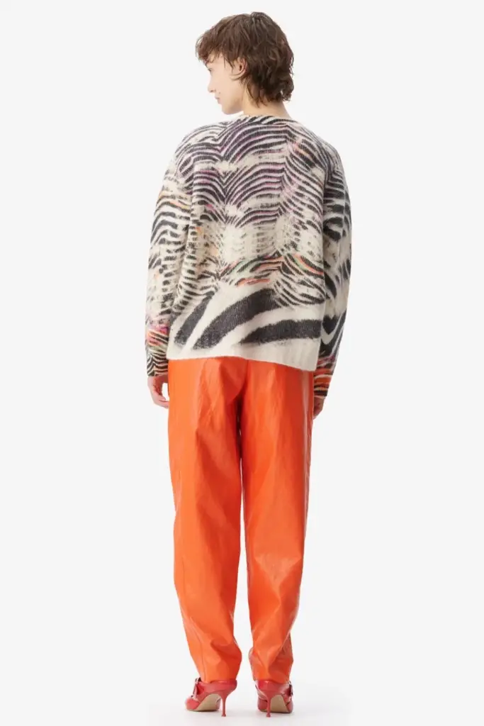 Lala Berlin Jumper Kacylito wool mix zebra shibori Sonderangebote