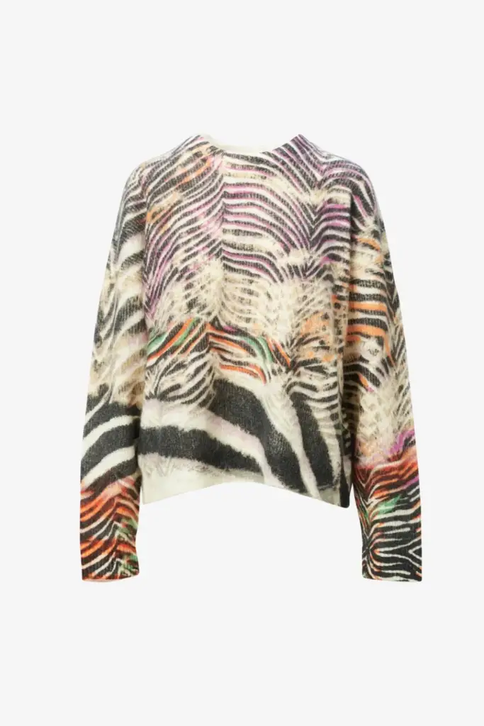 Lala Berlin Jumper Kacylito wool mix zebra shibori Sonderangebote