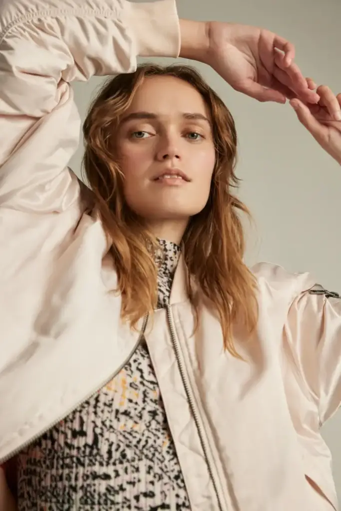 Lala Berlin Jacket Jalou polyester rose VIP-Rabatte