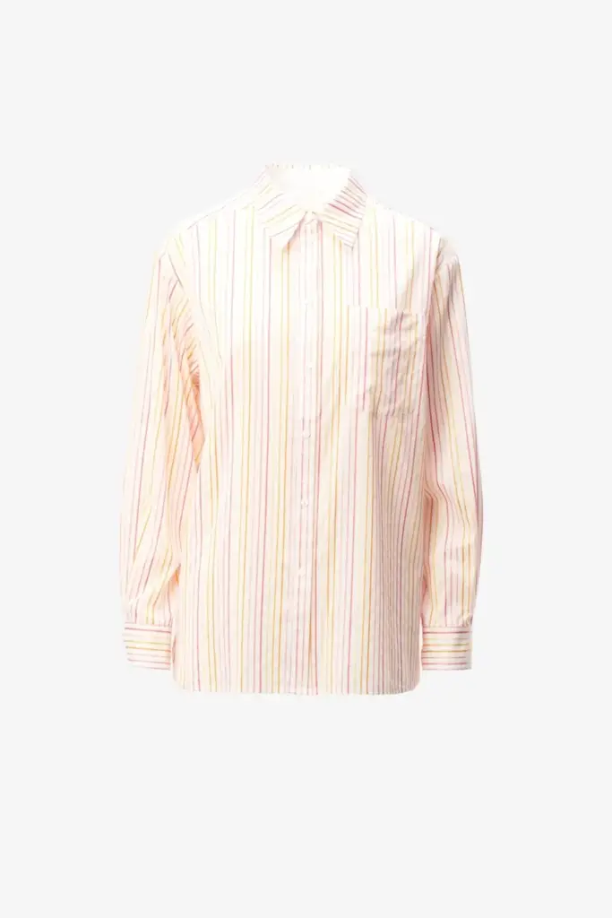 Lala Berlin Blouse Biloxi cotton mix multicolor stripe Kostenlose Rückgabe