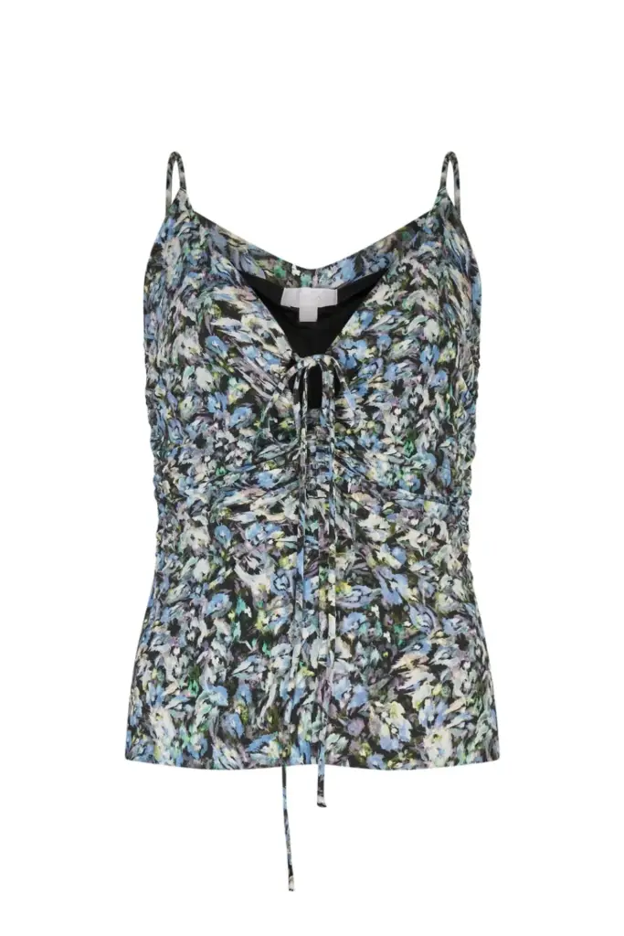 Lala Berlin Top Tamiko viscose mix leo love dark JETZT KAUFEN