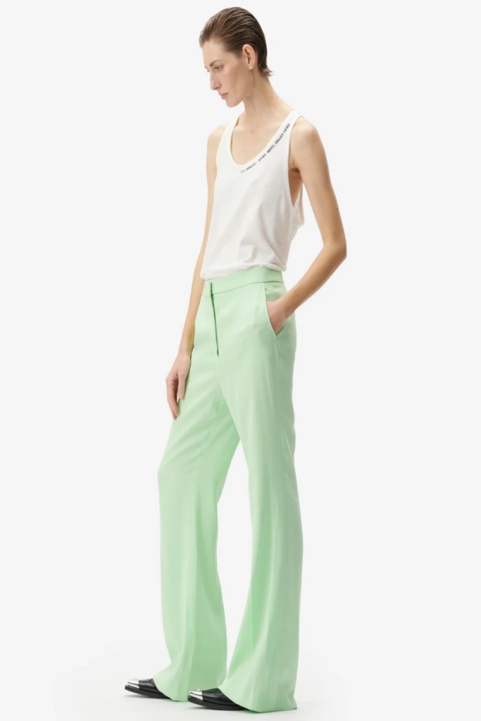 Lala Berlin Pants Polli viscose mix avocado Neueste Stile