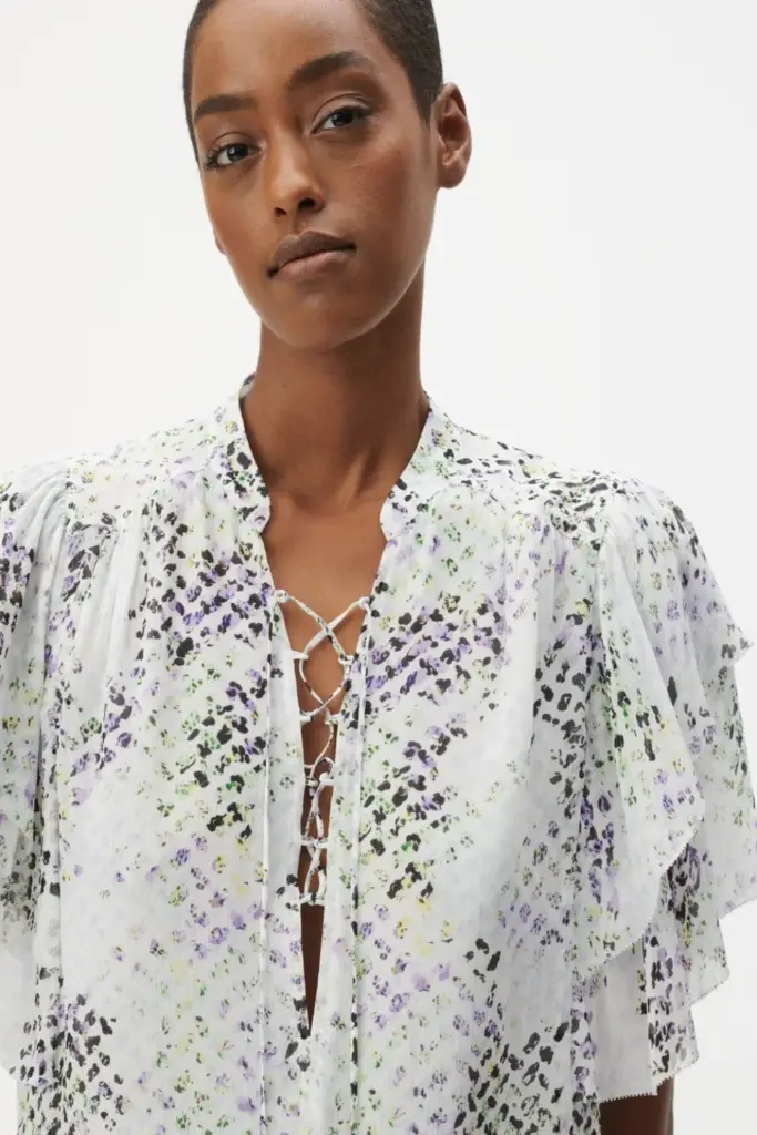 Lala Berlin Top Tenya viscose dotty heritage Letzter Tag