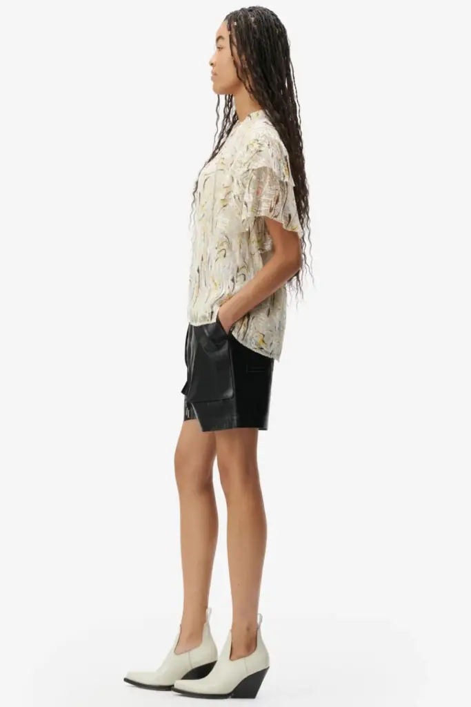 Lala Berlin Top Tenya silk mix heritage wave Zeitbegrenzte Promotion