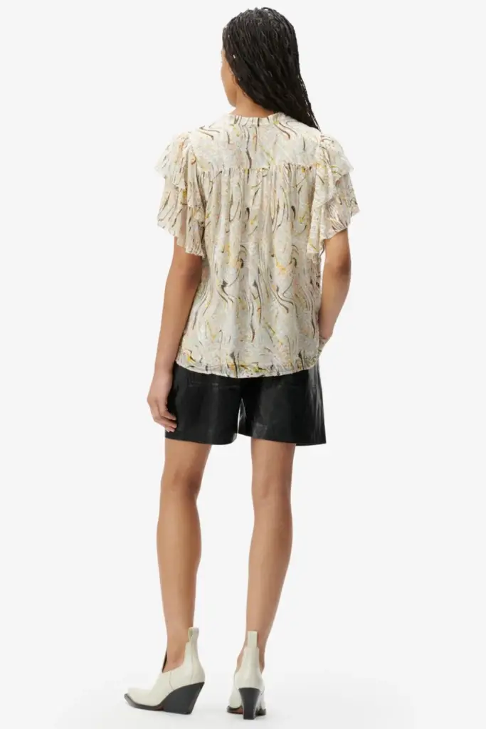 Lala Berlin Top Tenya silk mix heritage wave Zeitbegrenzte Promotion