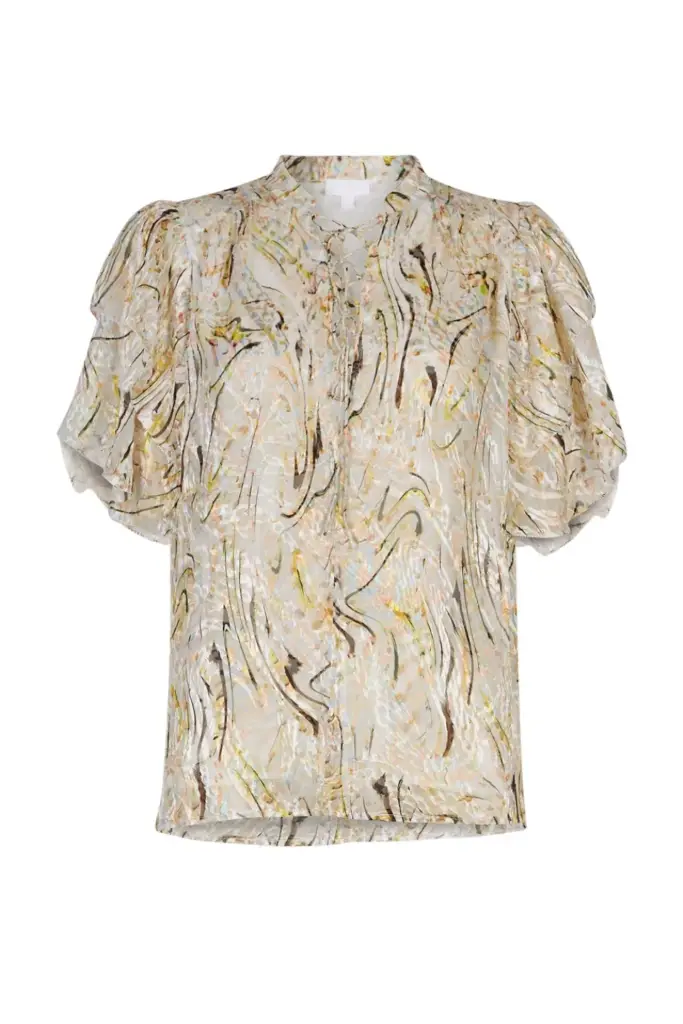 Lala Berlin Top Tenya silk mix heritage wave Zeitbegrenzte Promotion