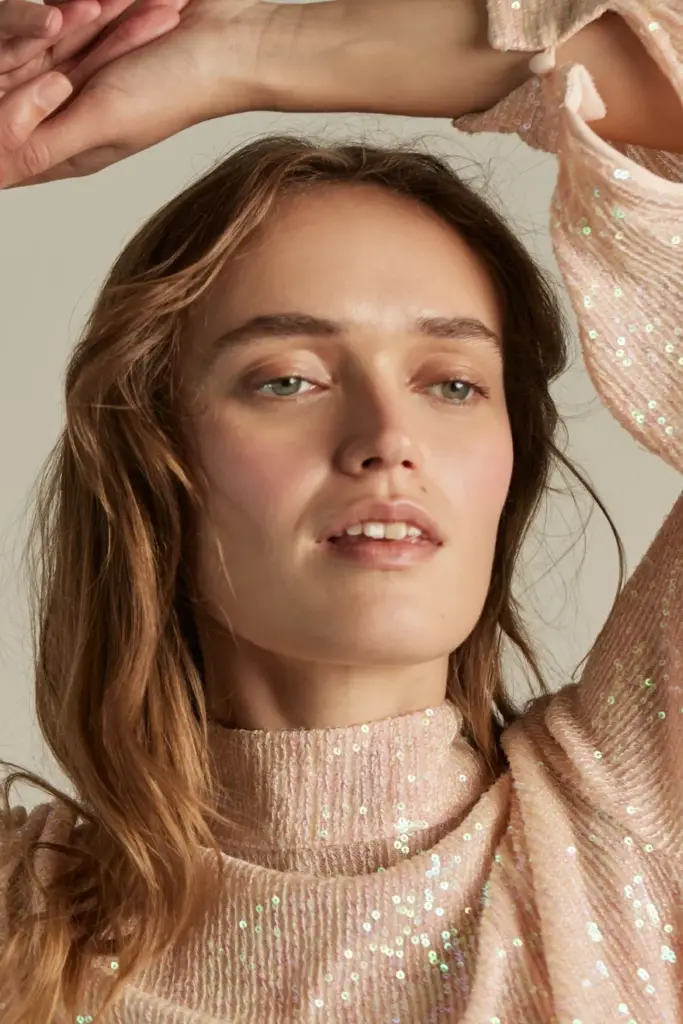 Lala Berlin Top Thalita viscose powder Bis zu 60% Rabatt