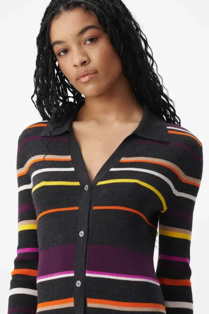 Lala Berlin Cardigan Kalliani wool multicolor stripe Bis zu 65% Rabatt