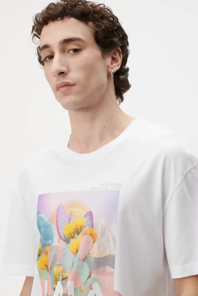 Lala Berlin T-Shirt Celia cotton lala desert Fabrikladen