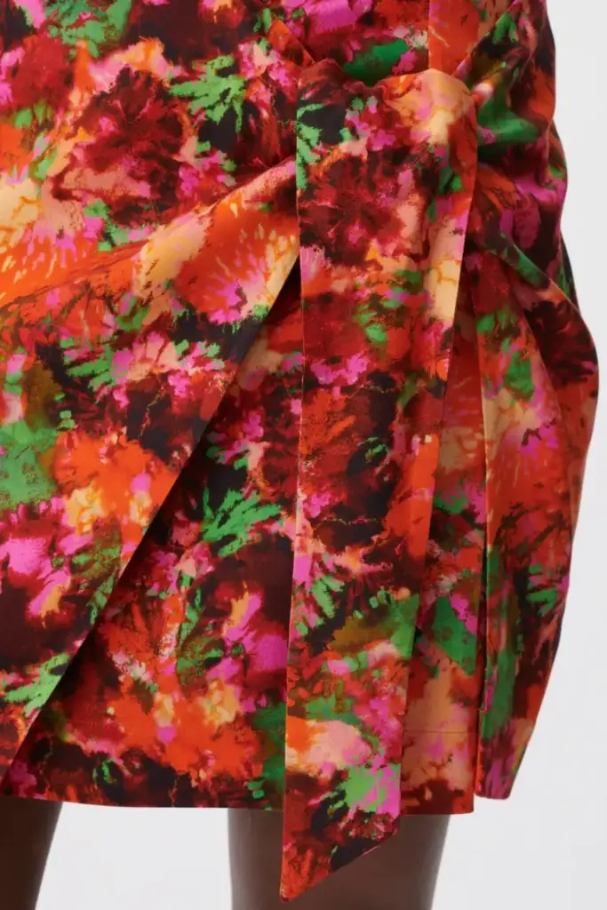 Lala Berlin Skirt Solea viscose shibori flower zollfrei