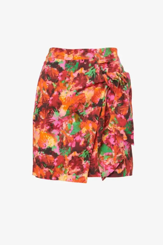 Lala Berlin Skirt Solea viscose shibori flower zollfrei
