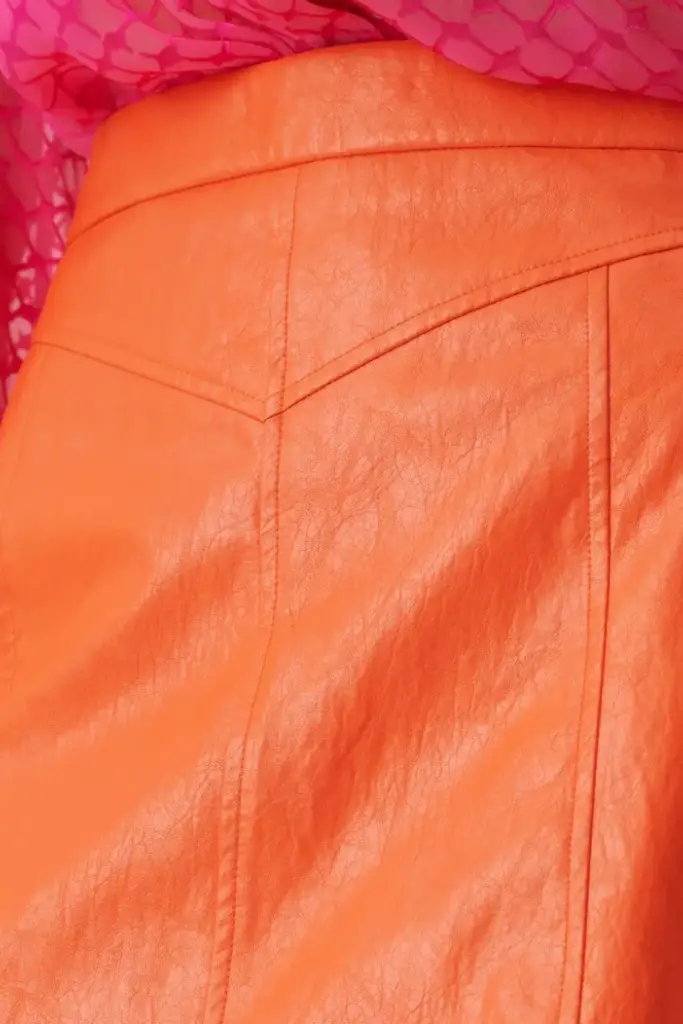 Lala Berlin Skirt Skyla viscose mix paprika 50% Rabatt für begrenzte Zeit