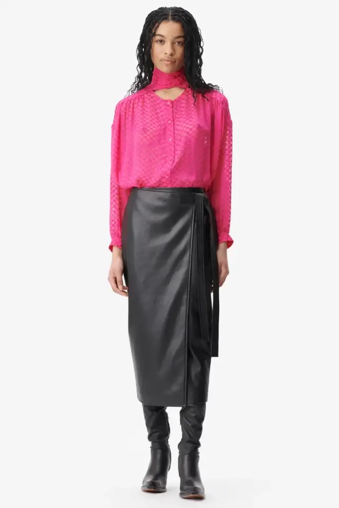 Lala Berlin Skirt Siana polyester mix black Rabatte dieses Monats