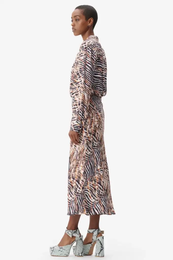 Lala Berlin Skirt Sasa viscose zebra shibori Outlet