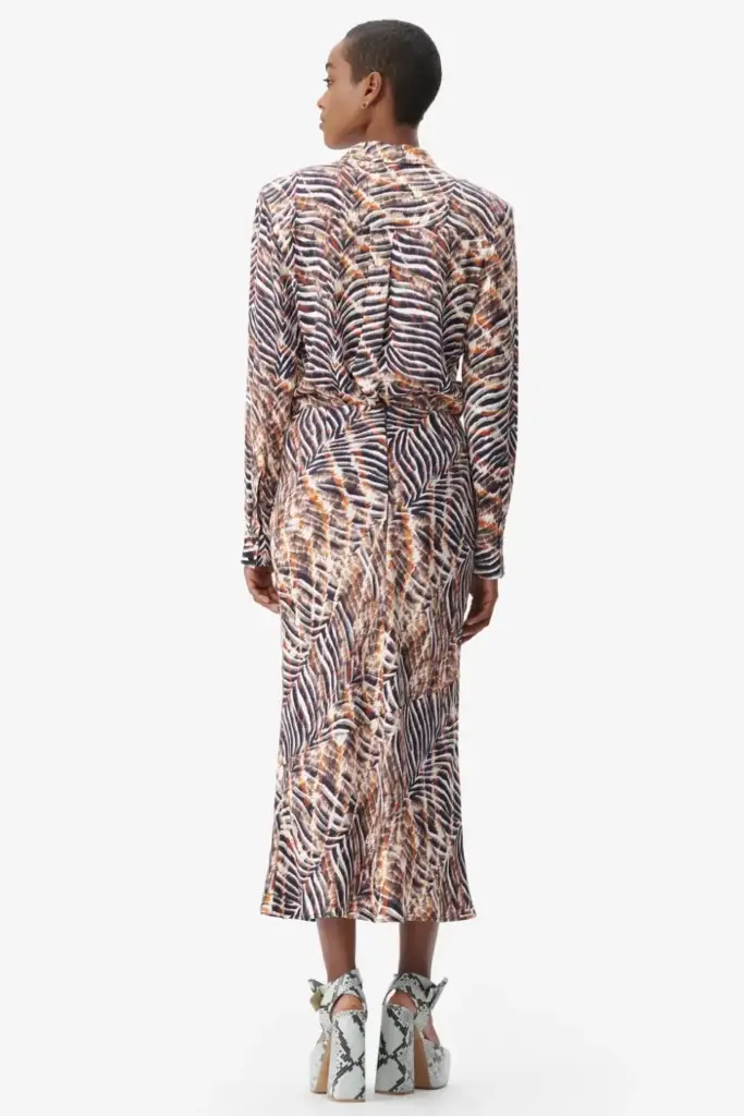 Lala Berlin Skirt Sasa viscose zebra shibori Outlet