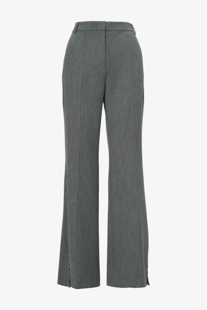 Lala Berlin Pants Pinka polyester mix anthracite stripe Verkauf