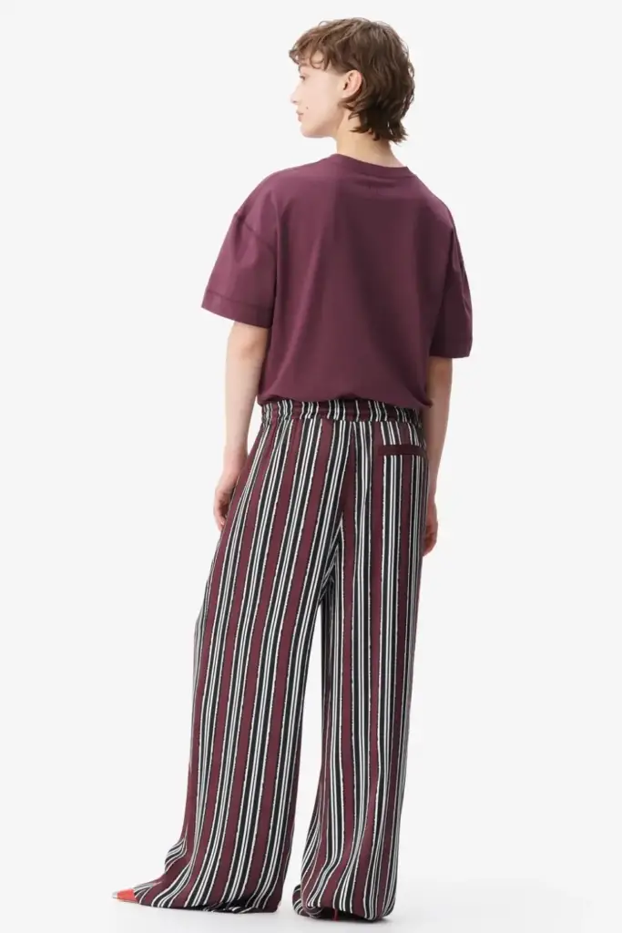 Lala Berlin Pants Perlo viscose shibori stripe im Angebot
