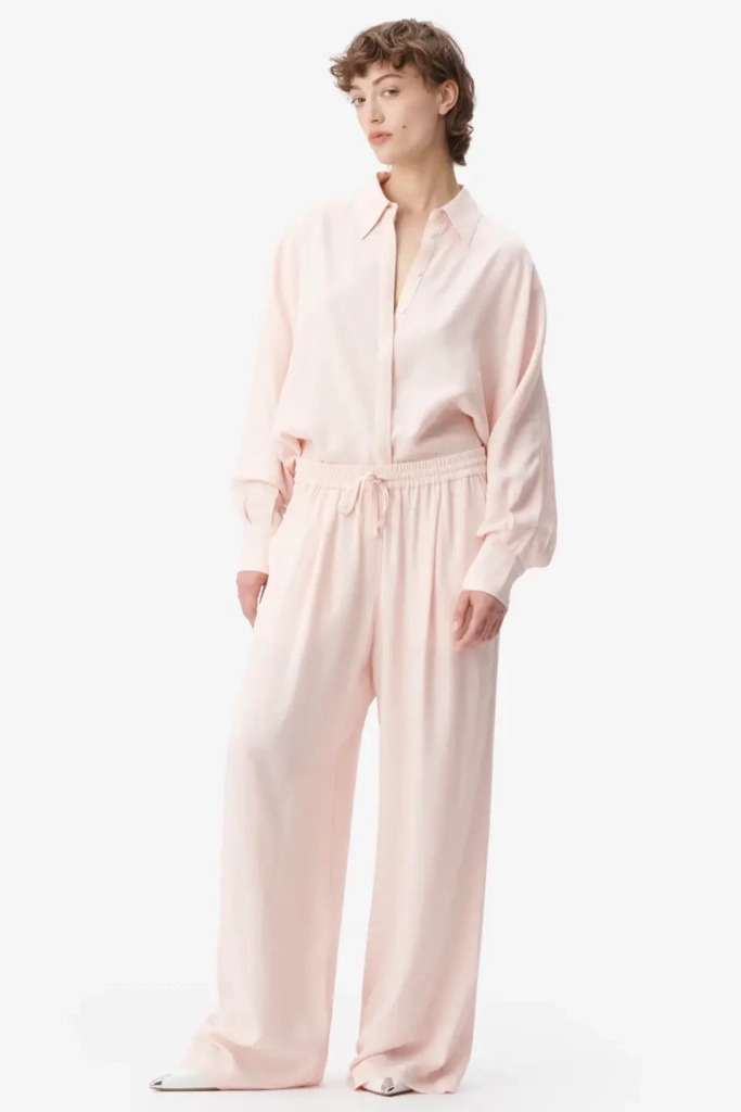Lala Berlin Pants Perla viscose mix lalagram peach blush Schlussverkauf