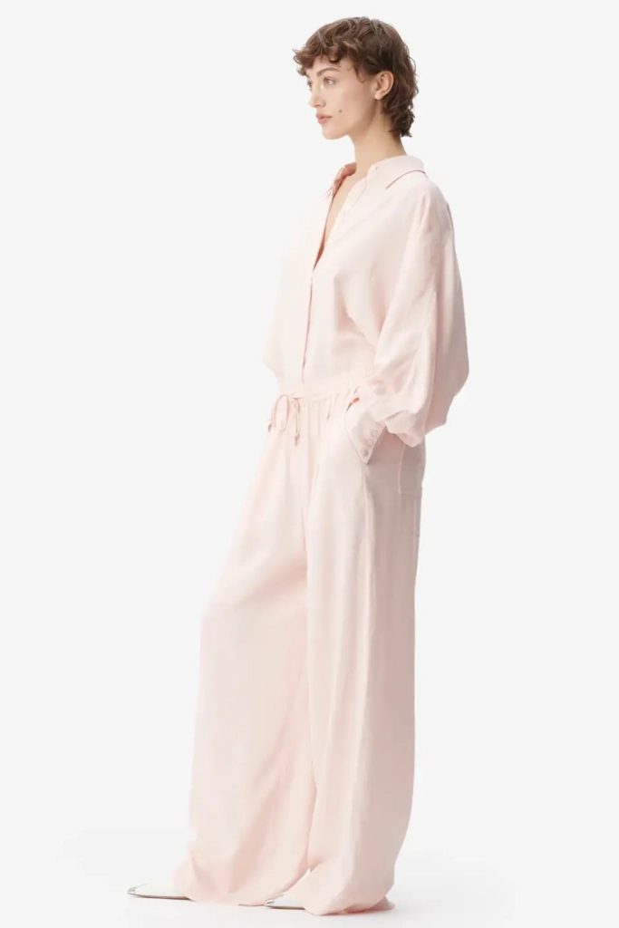 Lala Berlin Pants Perla viscose mix lalagram peach blush Schlussverkauf