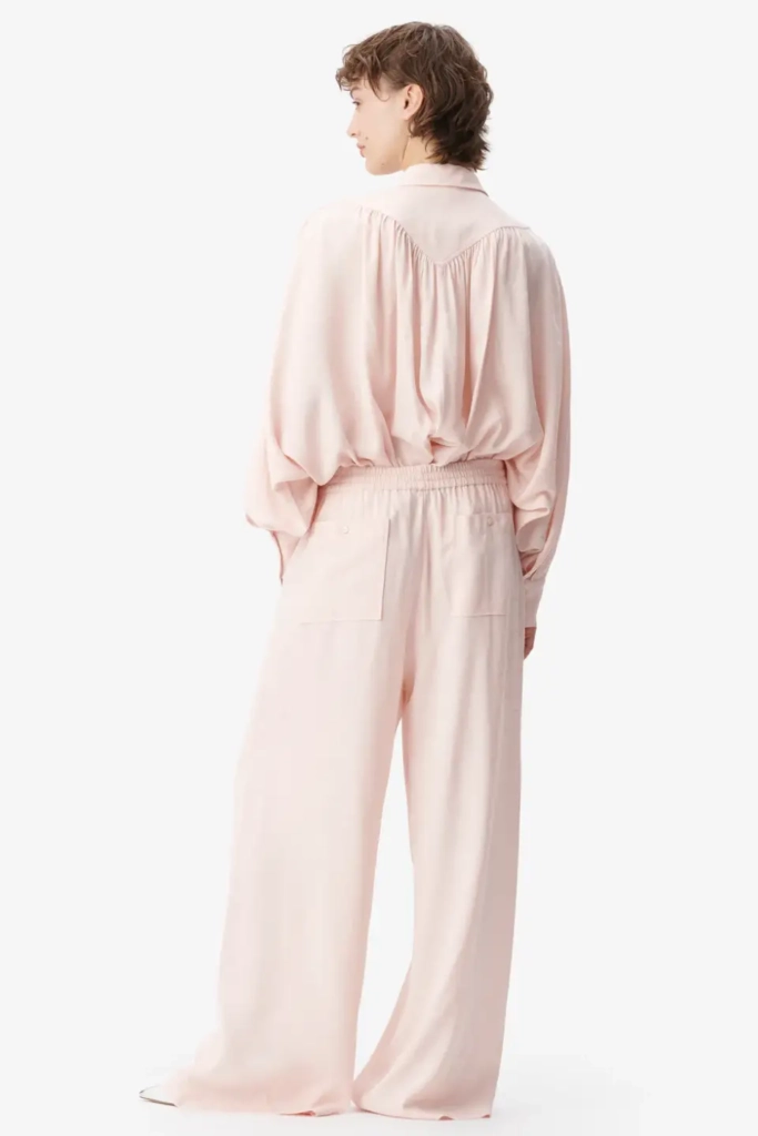 Lala Berlin Pants Perla viscose mix lalagram peach blush Schlussverkauf