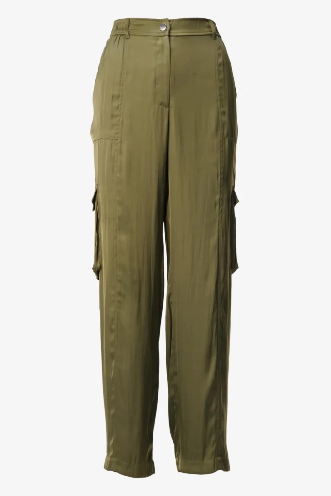 Lala Berlin Pants Pekka polyester mix olive Meist gekauft