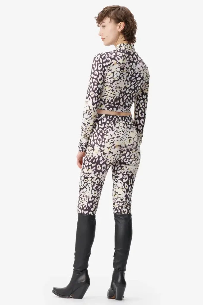 Lala Berlin Longsleeve Issay polyester mix floral leo Fabrik Onlineshop