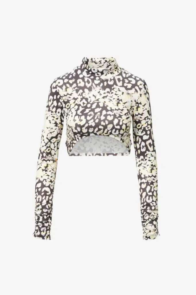 Lala Berlin Longsleeve Issay polyester mix floral leo Fabrik Onlineshop