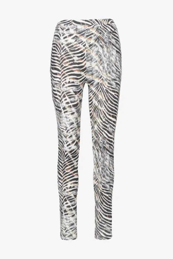 Lala Berlin Legging Leonie polyester mix dark zebra shibori Fabrikpreis