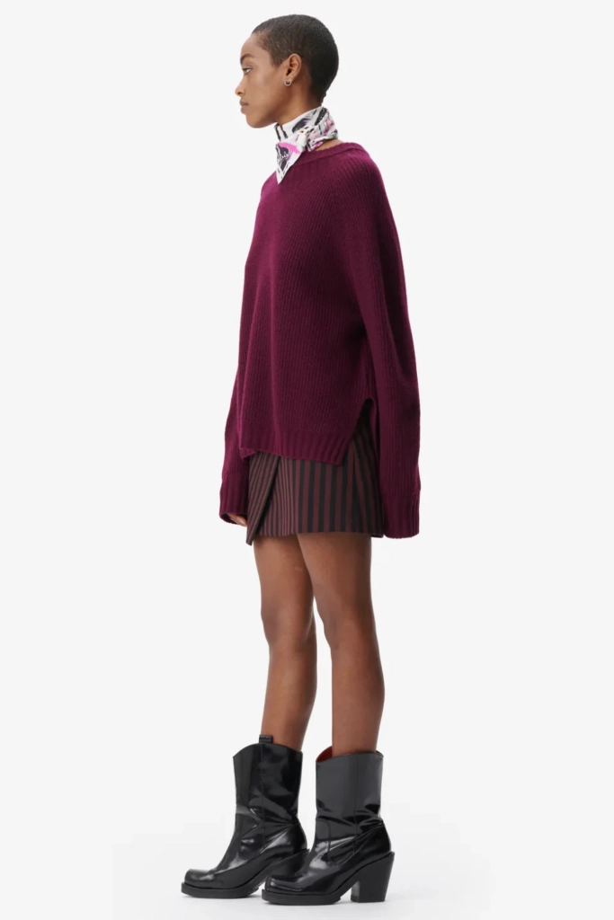 Lala Berlin Jumper Kaleva wool mix fudge Versandkostenfrei