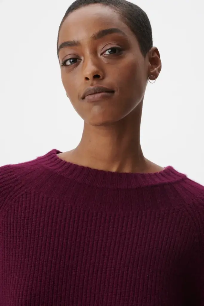 Lala Berlin Jumper Kaleva wool mix fudge Versandkostenfrei