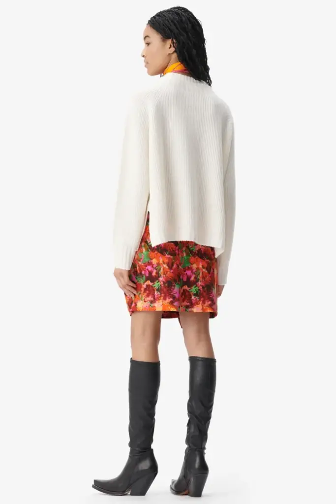 Lala Berlin Jumper Kaleva wool mix vanilla Großer Ausverkauf