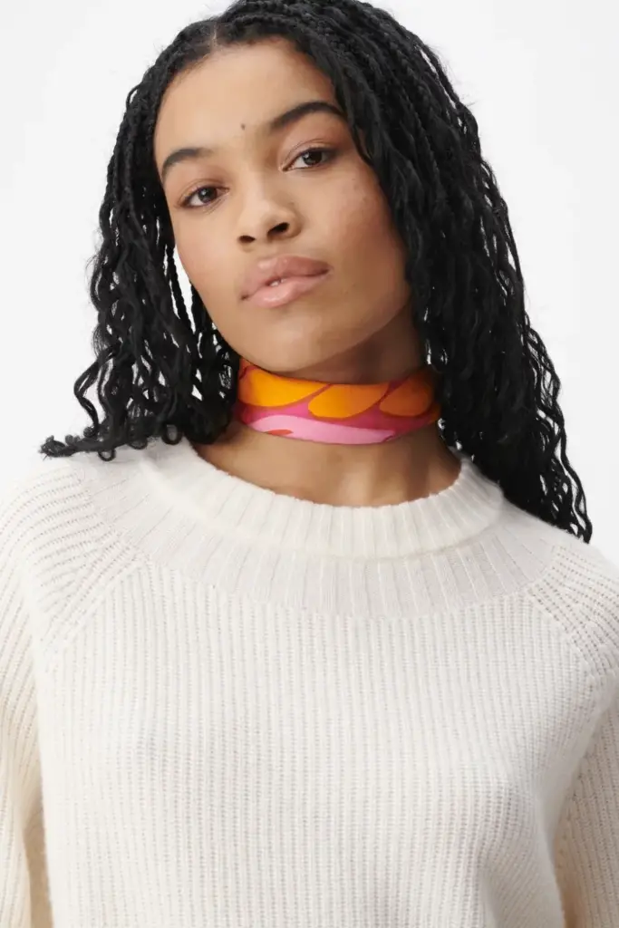 Lala Berlin Jumper Kaleva wool mix vanilla Großer Ausverkauf