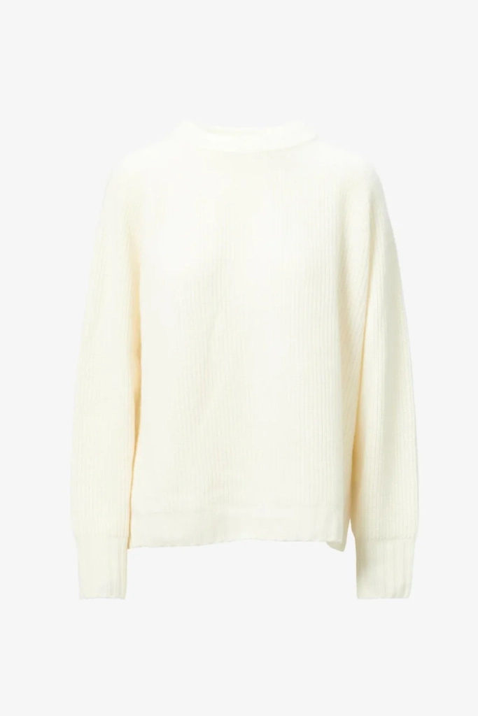 Lala Berlin Jumper Kaleva wool mix vanilla Großer Ausverkauf