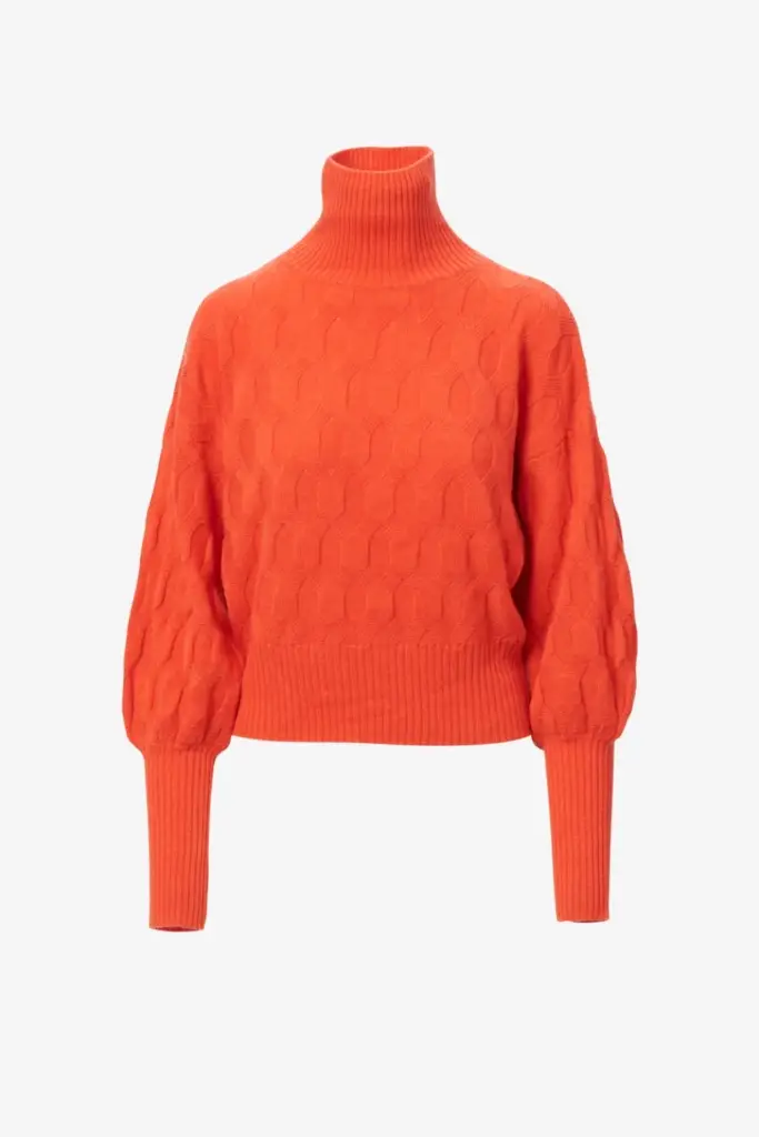 Lala Berlin Jumper Kaito wool mix paprika Flash Sale