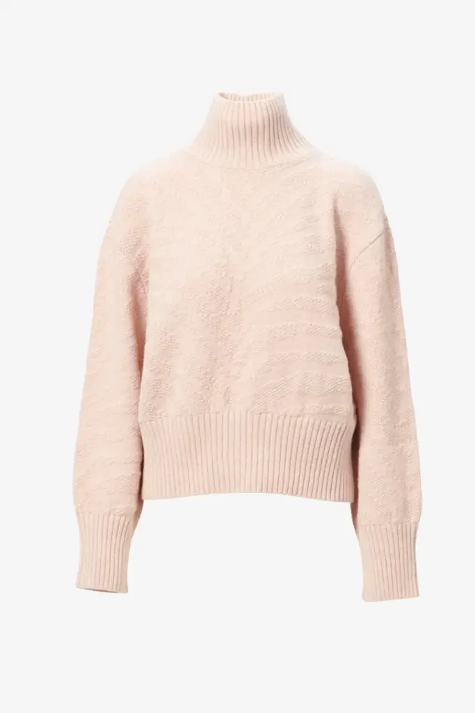 Lala Berlin Jumper Kaariyna wool mouline rosewater Begrenztes Angebot