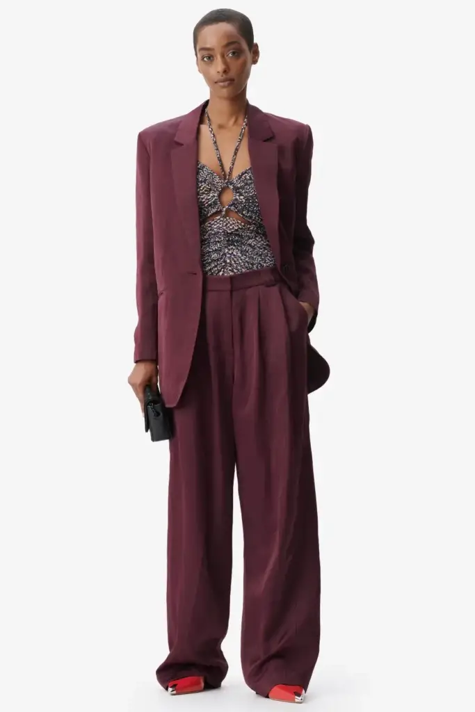 Lala Berlin Jacket Jupi viscose/linen blend fudge Online Shopping